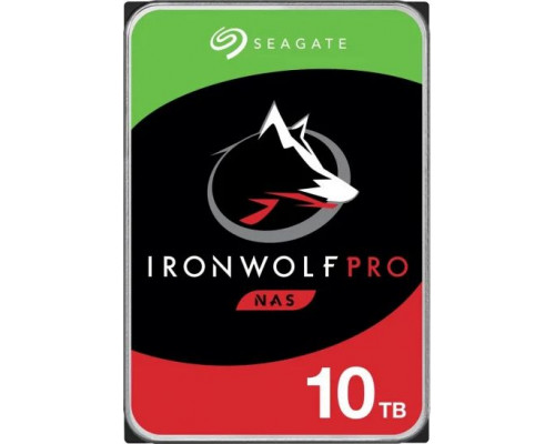 Seagate IronWolf Pro CMR 10 TB 3.5 '' SATA III (6 Gb / s) server drive (ST10000NE0008)