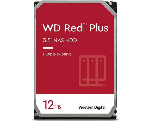 Western Digital WD Red Plus 12 TB 3.5'' SATA III (6 Gb/s) (WD120EFBX)