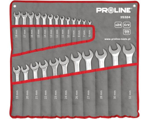 Proline Set of combination wrenches 6-32mm 24 pcs. (35324)
