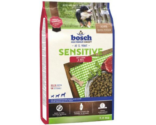 Bosch Tiernahrung Sensitive Lamb & Rice - 3 kg