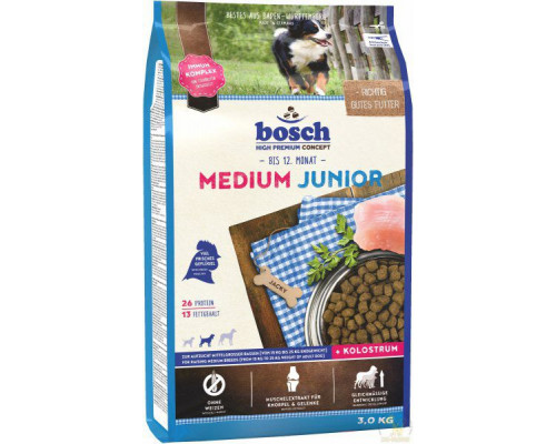 Bosch Tiernahrung Junior Medium - 3 kg