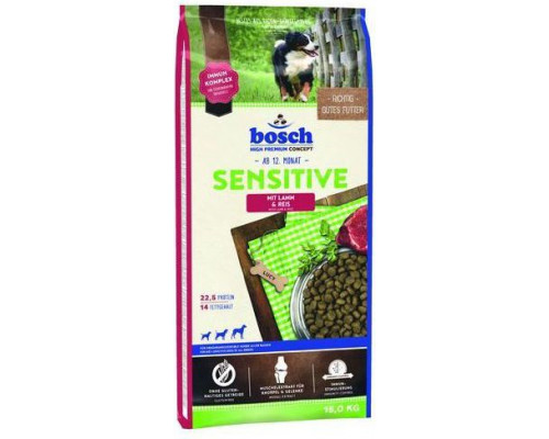 Bosch Tiernahrung Sensitive Adult Lamb & Rice 15 kg