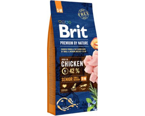 Brit Premium By Nature Senior S + M Small + Medium 3kg