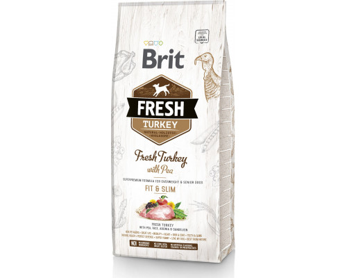 Brit Fresh Turkey With Pea Light Fit & Slim 12kg
