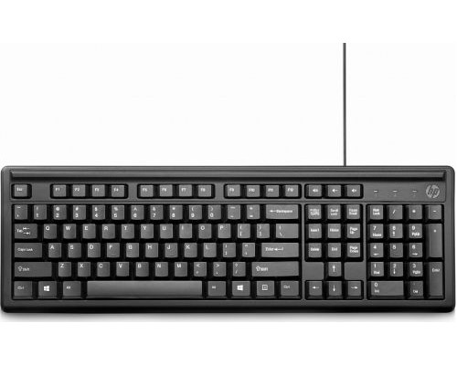 HP 100 ALL Wired Black US Keyboard (2UN30AA)