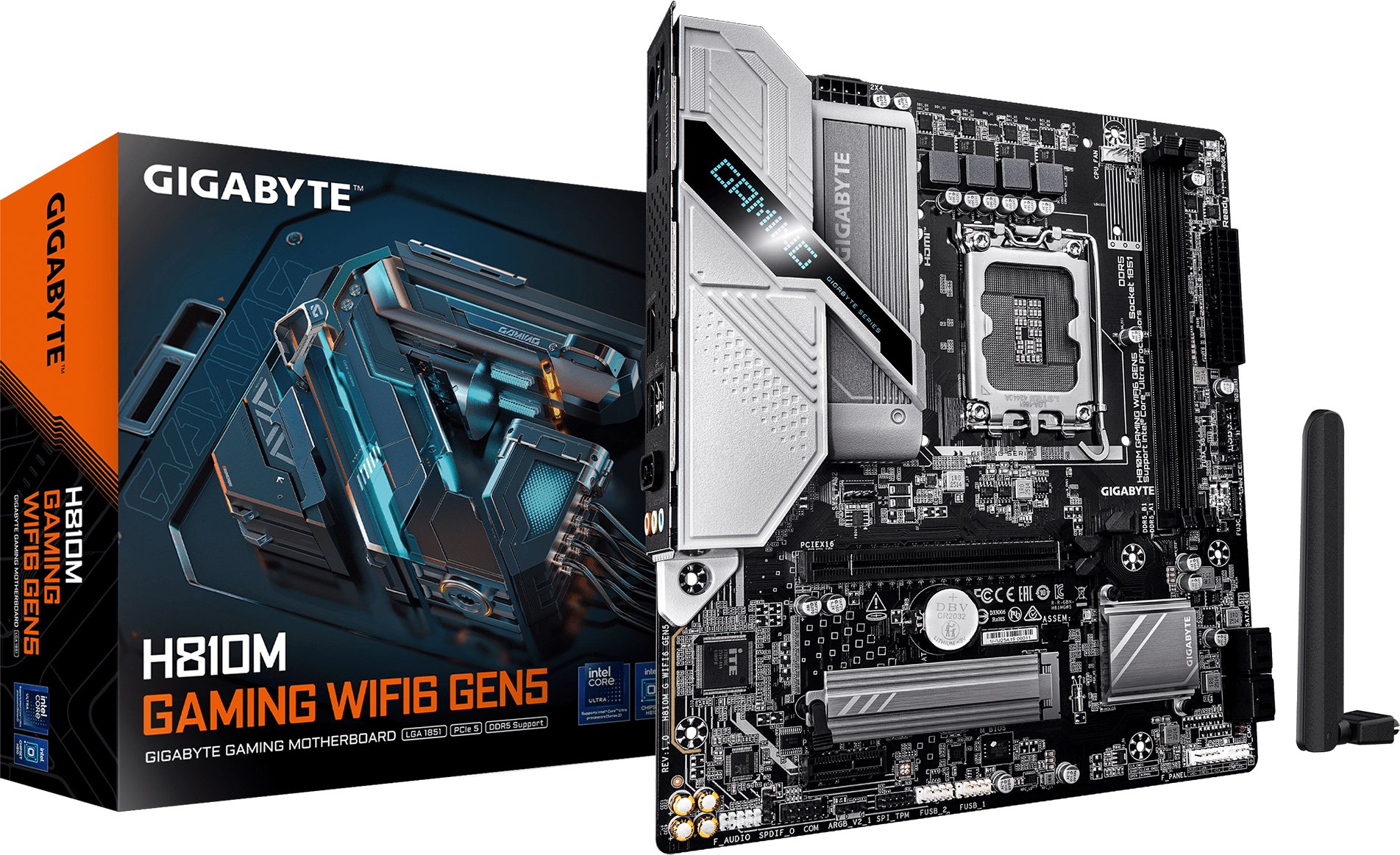 Gigabyte MB Sc LGA1851 H810M Gaming