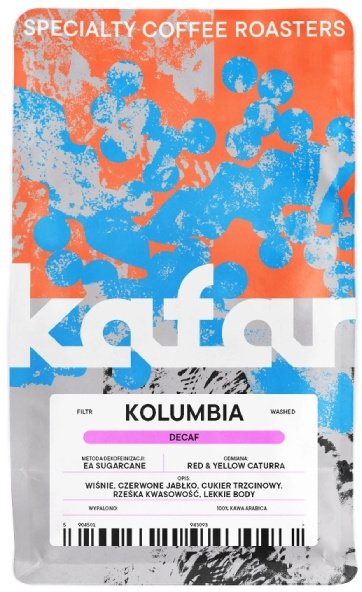 Kafar Kolumbia Decaf Filtr 250g -