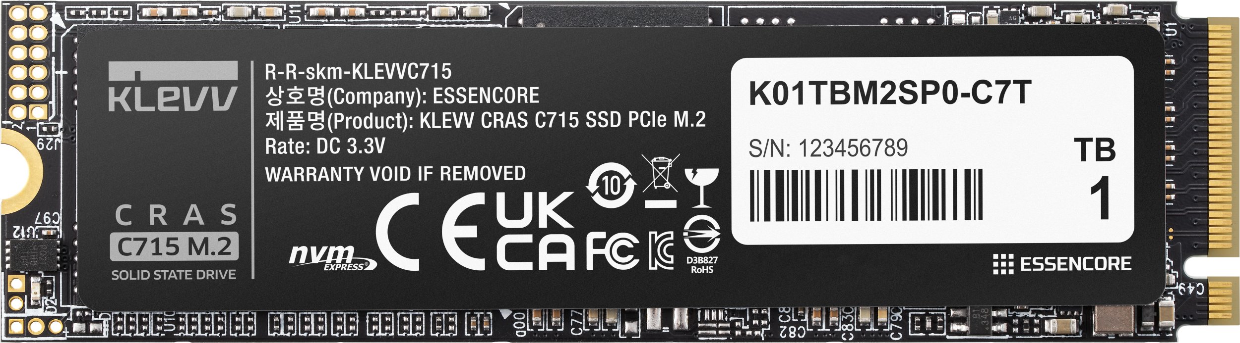 SSD Usorteret 1 TB KLEVV C715