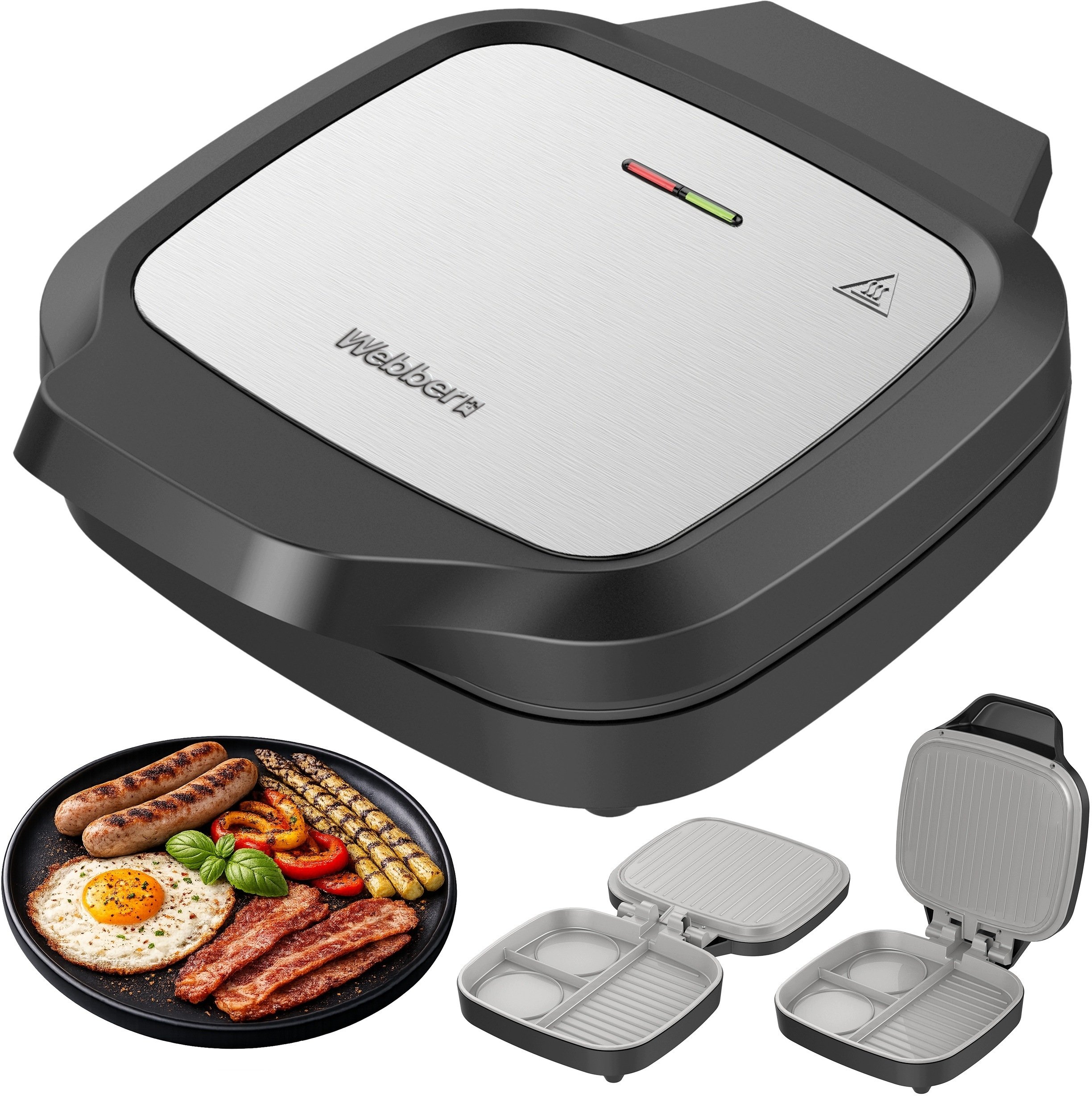 Webber Wielofunkcyjny Grill Toster 1200W Dual