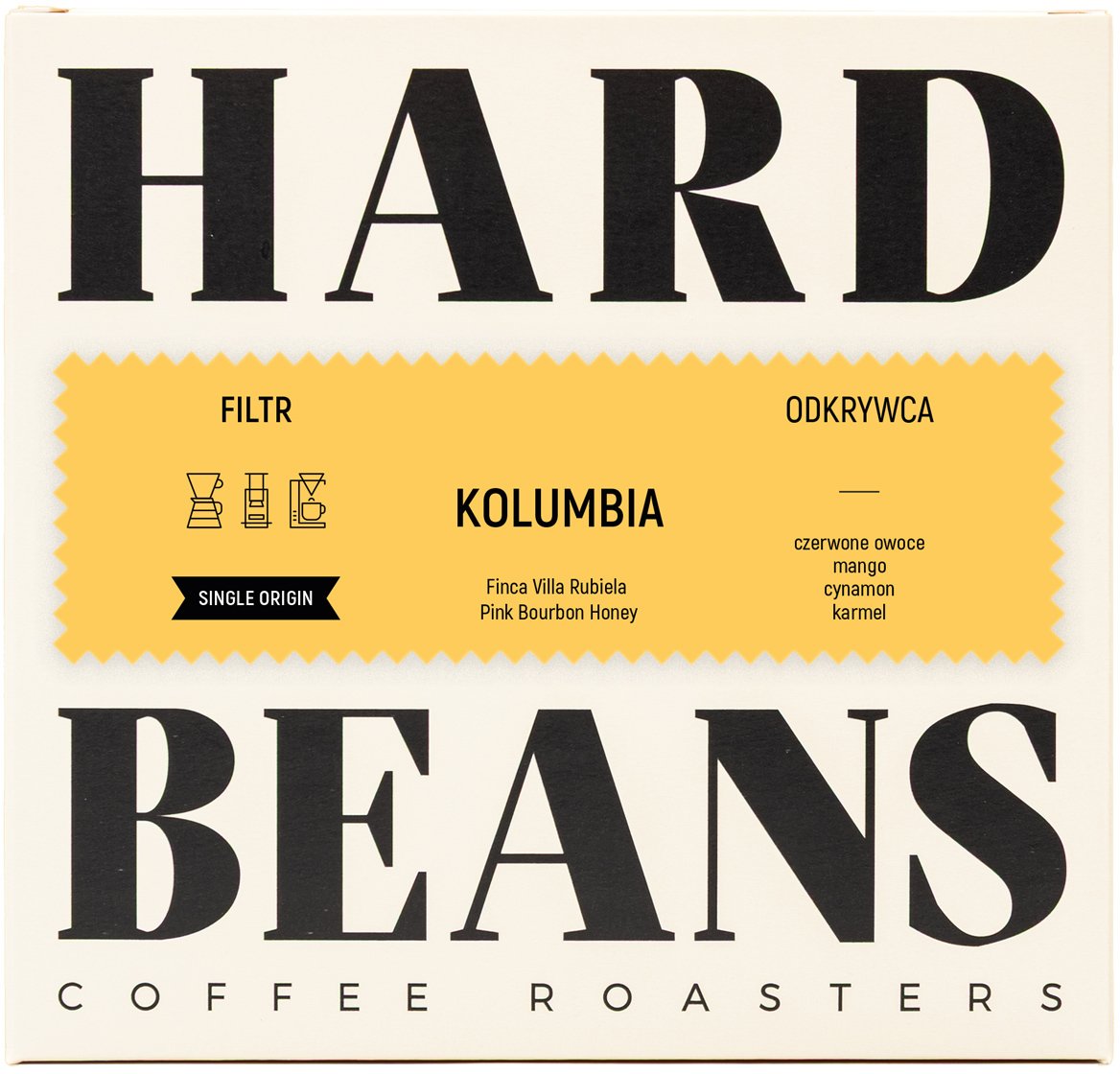 Hard Beans - kawa ziarnista Kolumbia