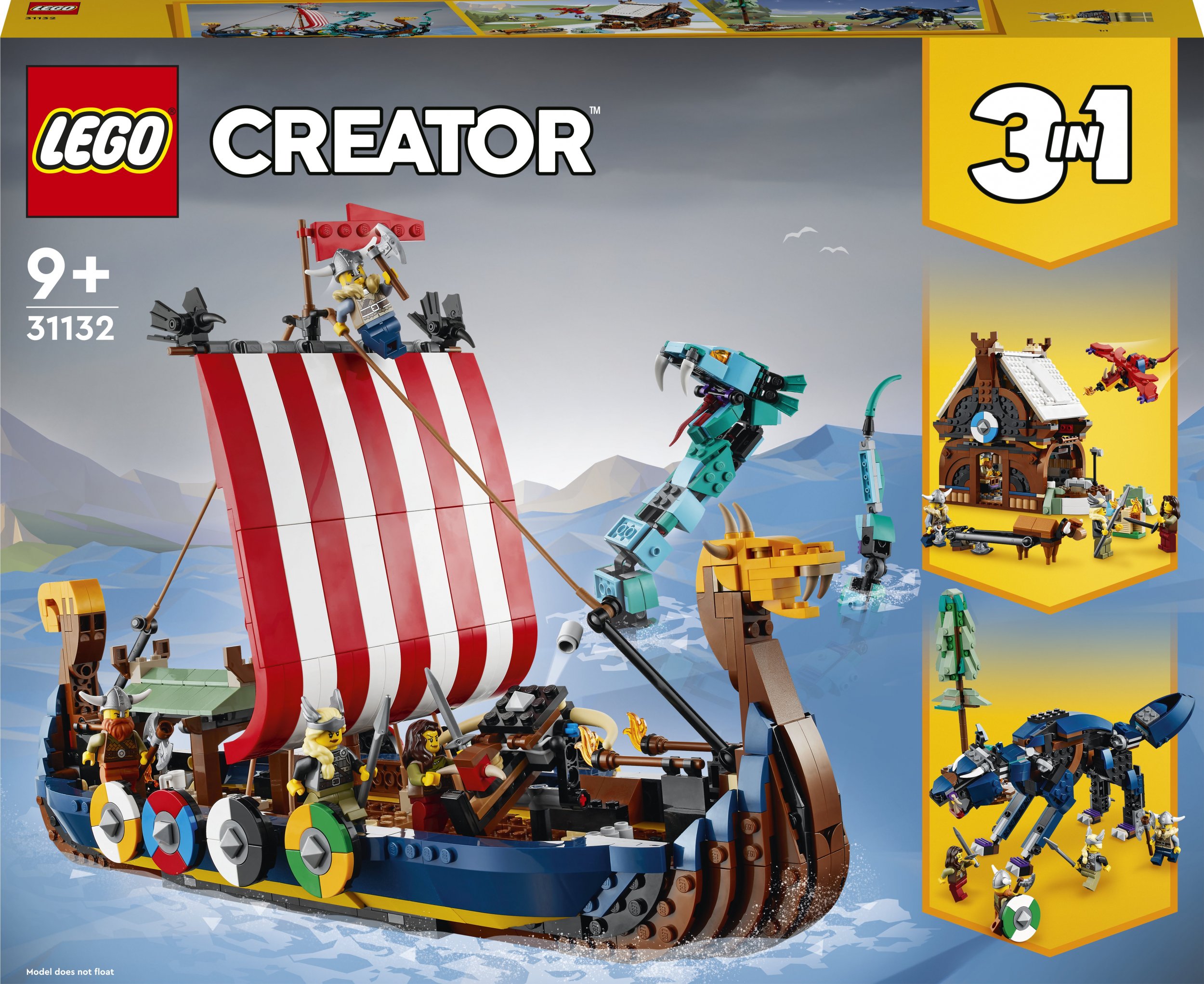 LEGO Creator Statek wikingów i wąż