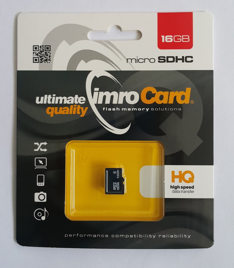 SD  IMRO microSDHC 16GB Klasa 4