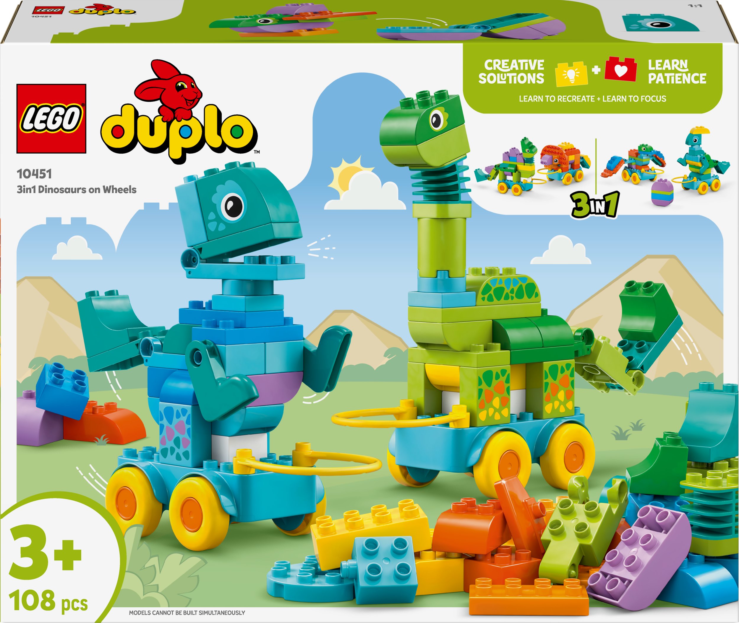 LEGO Duplo 3 w 1 Dinozaury
