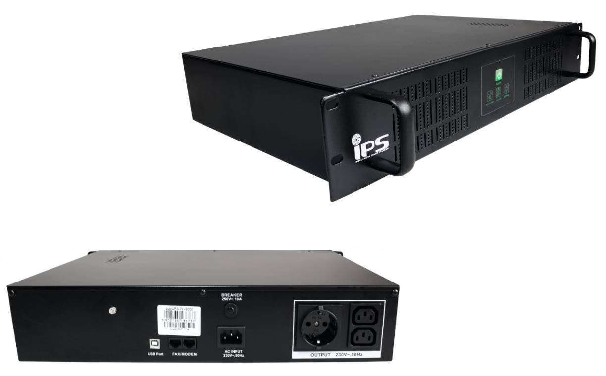UPS IPS CCTVups-2U-2000: UPS RACK 2U